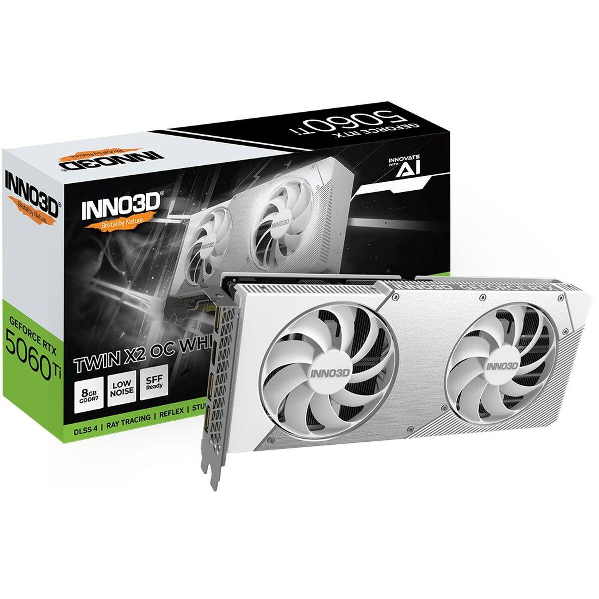 Tarjeta Gráfica INNO3D N506T2-08D7X-193075W geforce rtx 5060 ti 8 GB