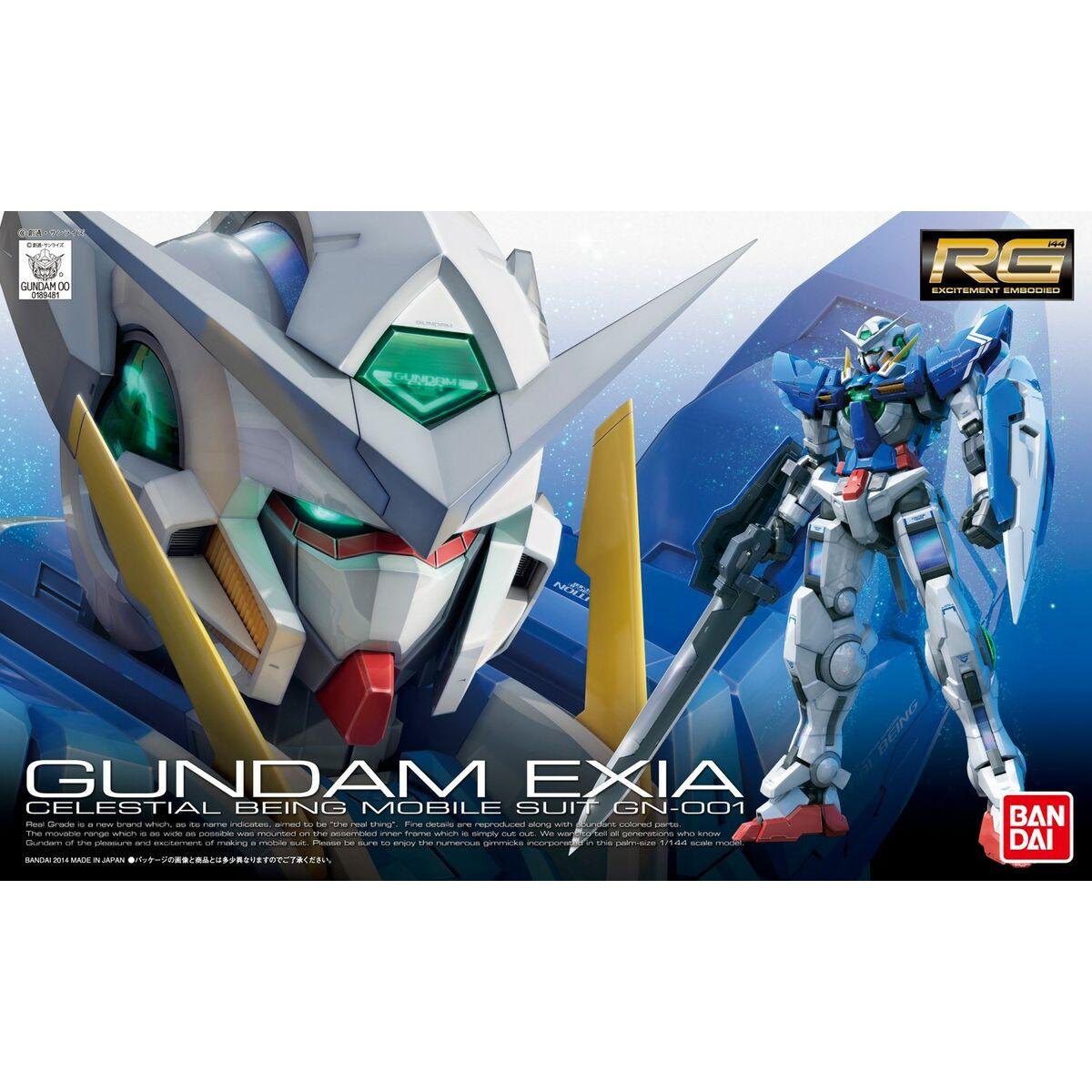 Figura Coleccionable Bandai RG 1/144 GUNDAM EXIA BL Multicolor (Multicolor) Plástico (Plástico)