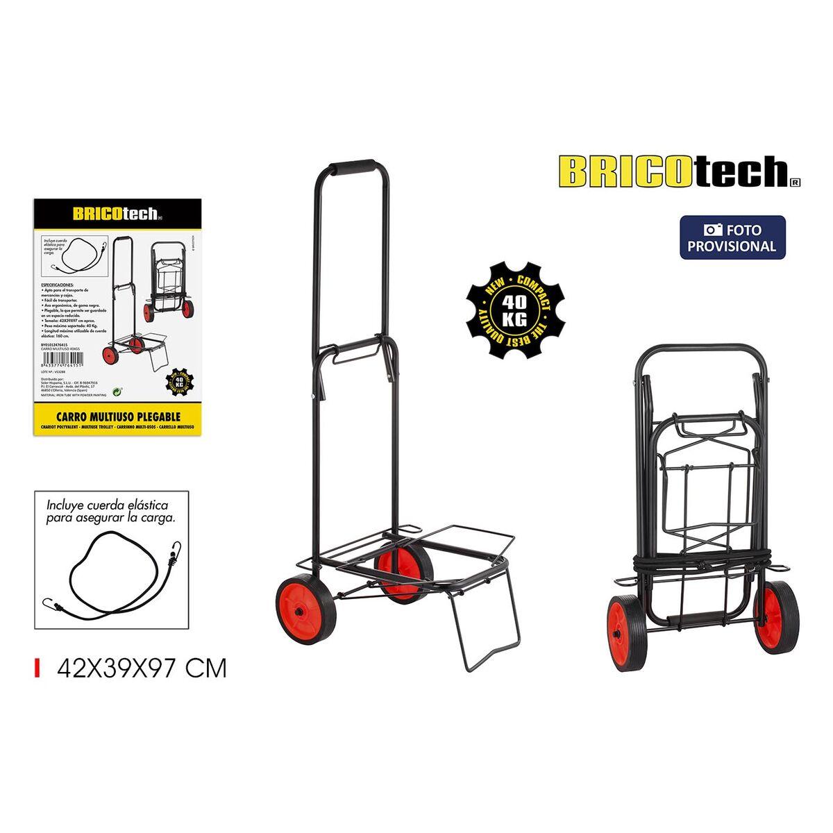 Carro Bricotech 42 x 39 x 97 cm Multiusos (4 Unidades)