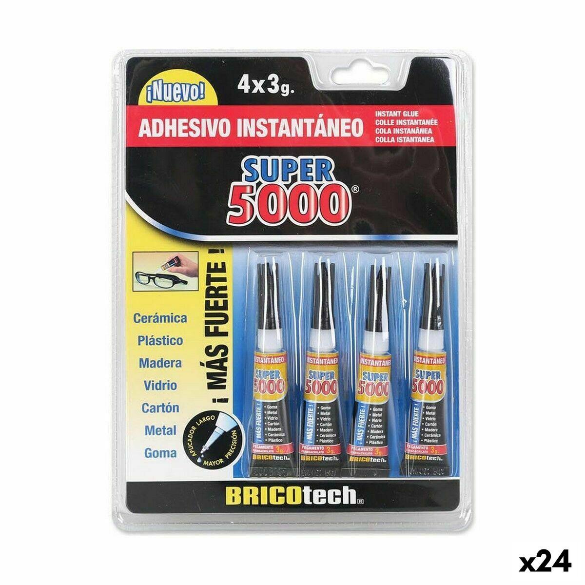 Adhesivo Instantáneo Bricotech Super 5000 3 g (24 Unidades)