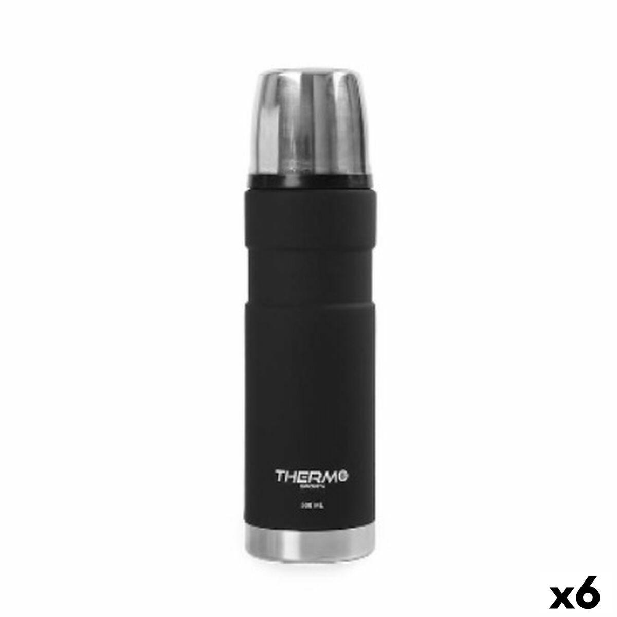 Termo ThermoSport Negro 500 ml (6 Unidades)