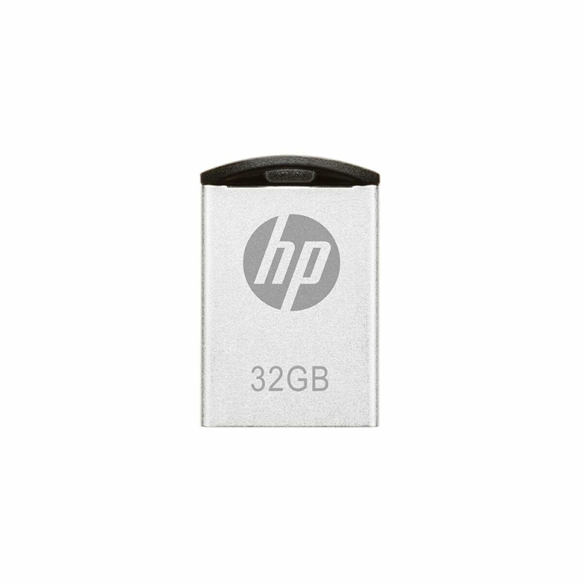 Memoria USB HP HPFD222W-32 Plateado Metal 32 GB