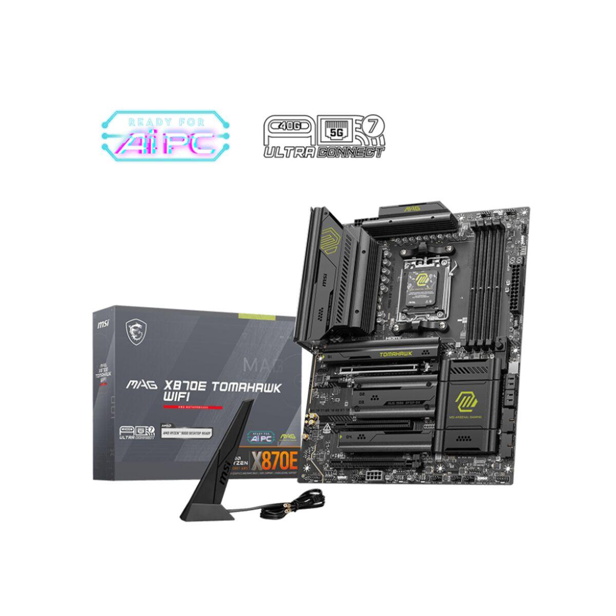Placa Base MSI MAG X870E TOMAHAWK WIFI Intel Wi-Fi 6 AMD AM5 AMD X870E
