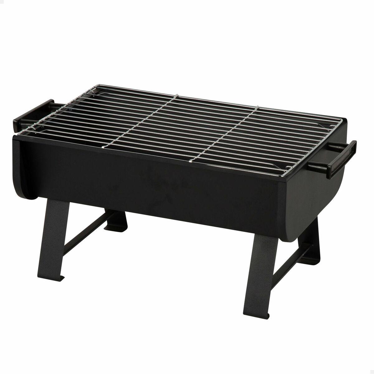 Barbacoa Portátil Aktive Acero 45 x 25 x 30 cm Negro (2 Unidades)