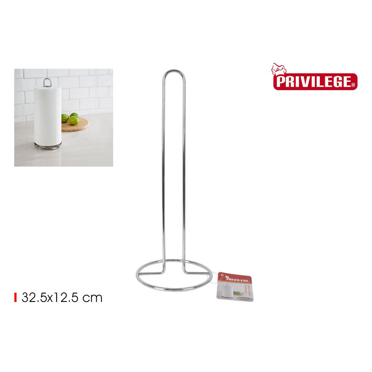 Portarrollo de Papel de Cocina Privilege Metal 32,5 x 12,5 x 12,5 cm (36 Unidades)
