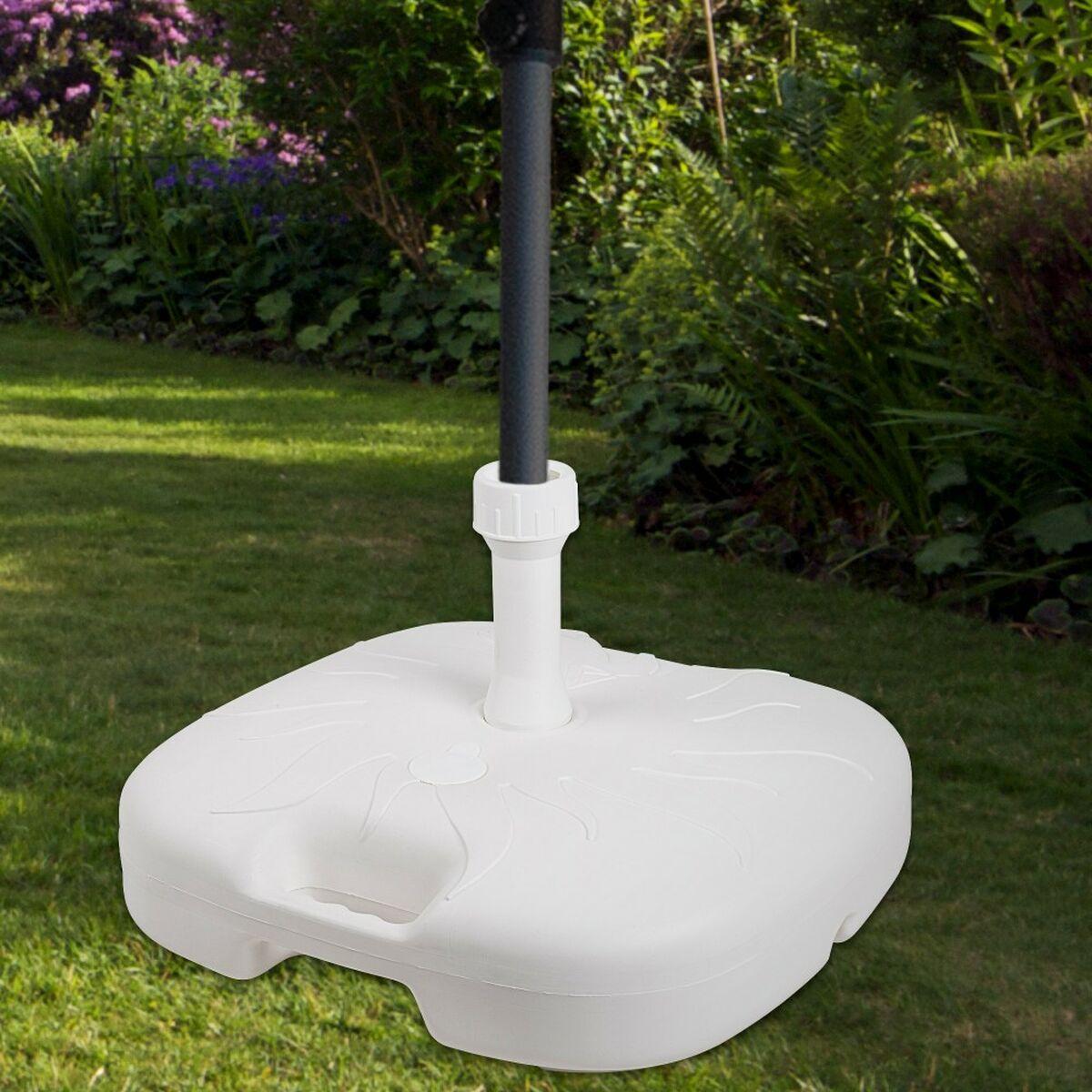 Base para Sombrilla Aktive Blanco Ø 32 mm Ø 20 mm 45 x 29 x 45 cm (5 Unidades)