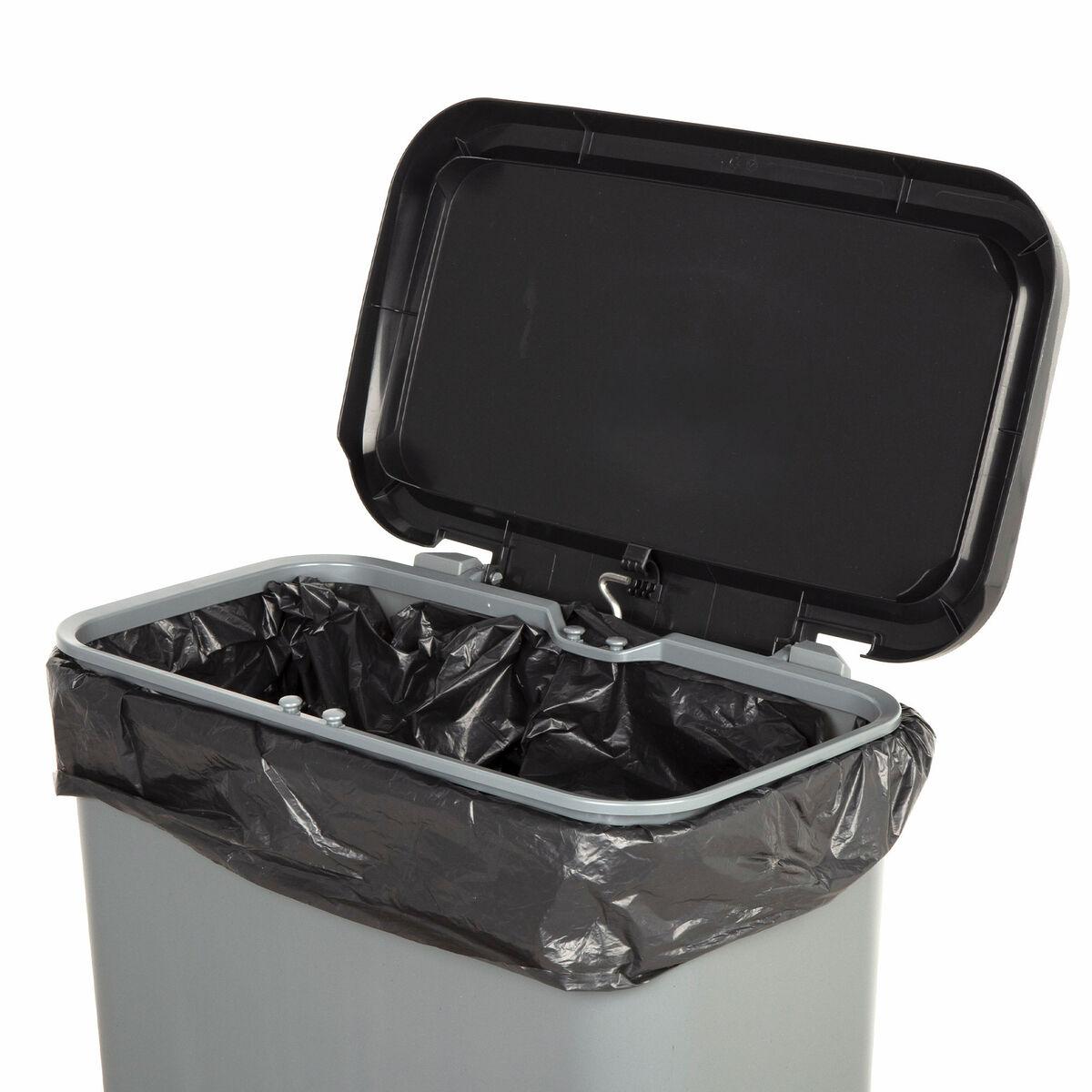 Cubo de basura Curver Gris oscuro Plástico 50 L (5 Unidades)