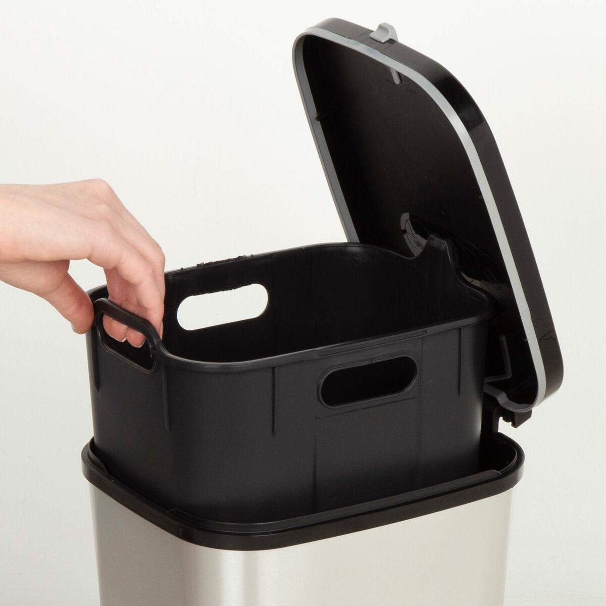 Cubo de basura Curver Gris Plástico 25 L (4 Unidades)