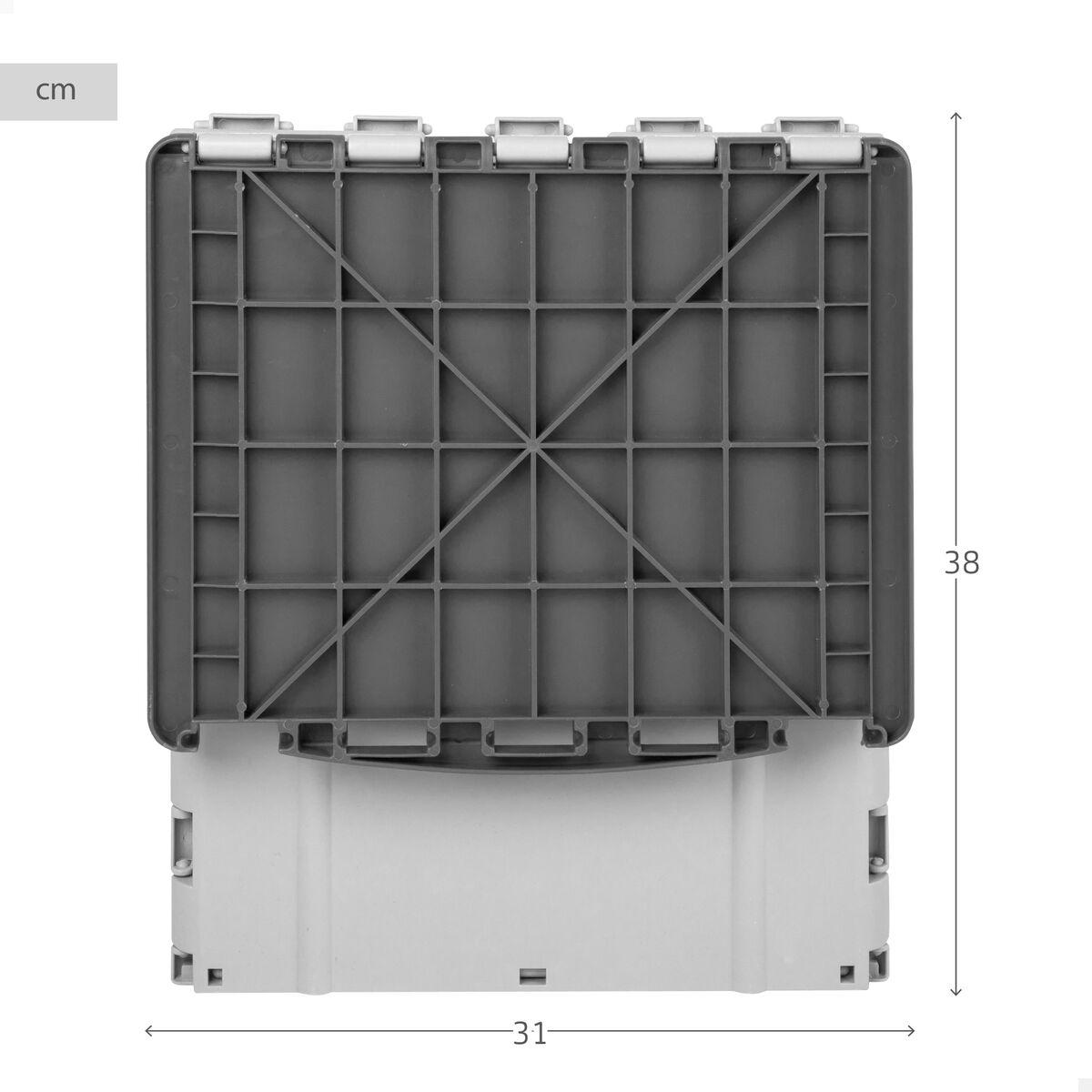 Cubo de basura Aktive Polipropileno TPR 31 x 38 x 27 cm (6 Unidades)