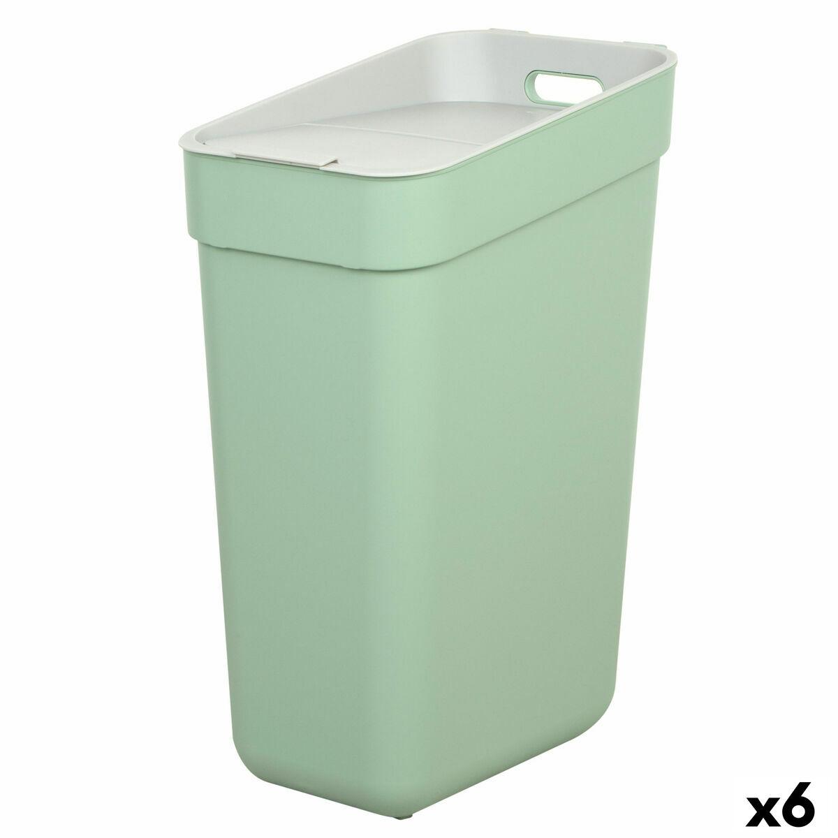Cubo de basura Curver Verde Plástico 30 L (6 Unidades)