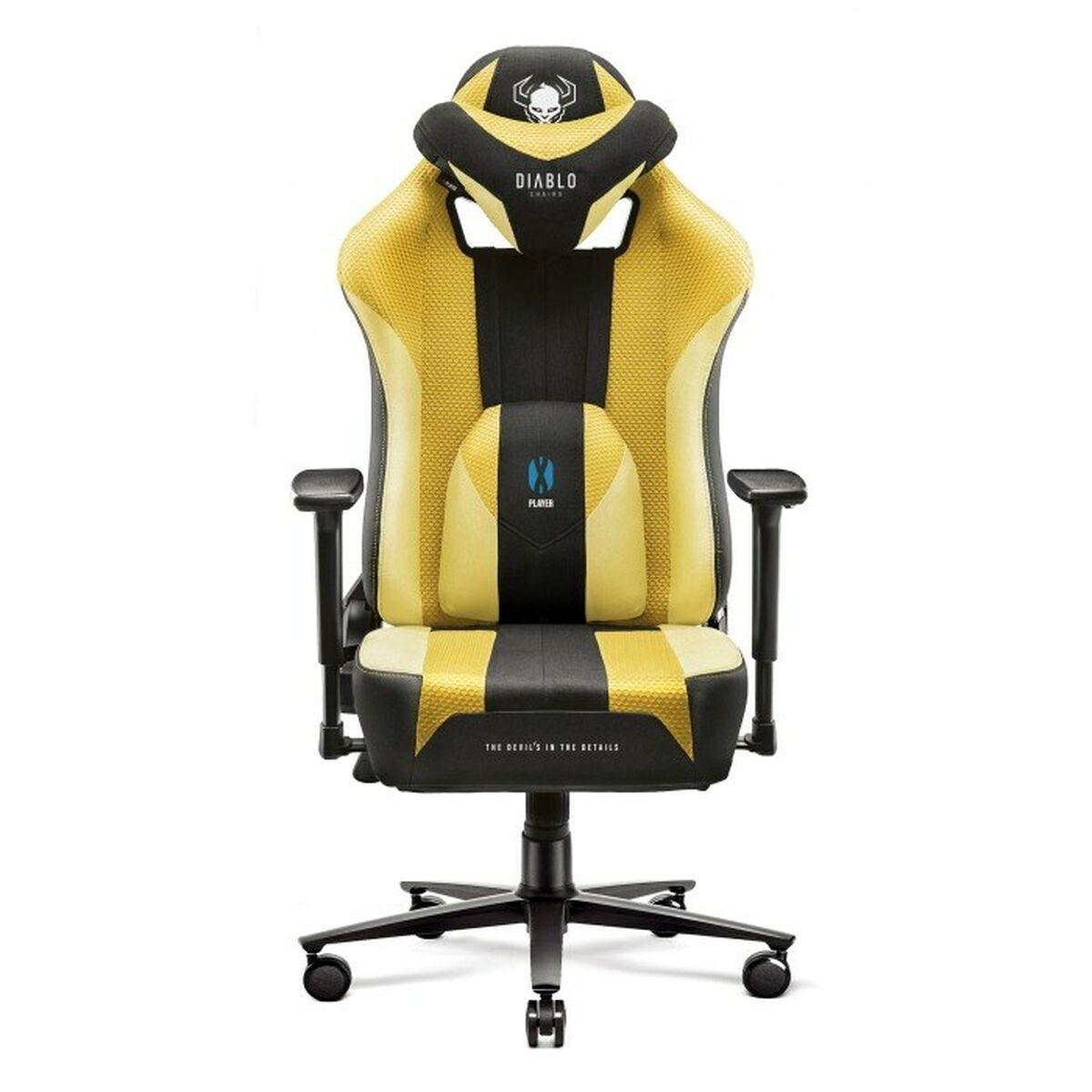 Silla Gaming Diablo Chairs Diablo X-PLAYER 2.0. KING Amarillo Negro