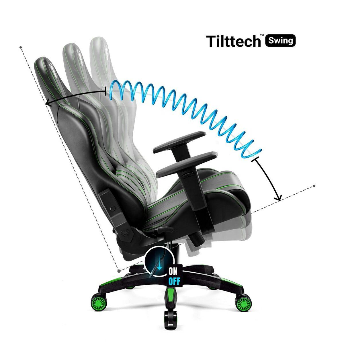 Silla Gaming Diablo Chairs Diablo X-One 2.0 Normal Size Negro Verde