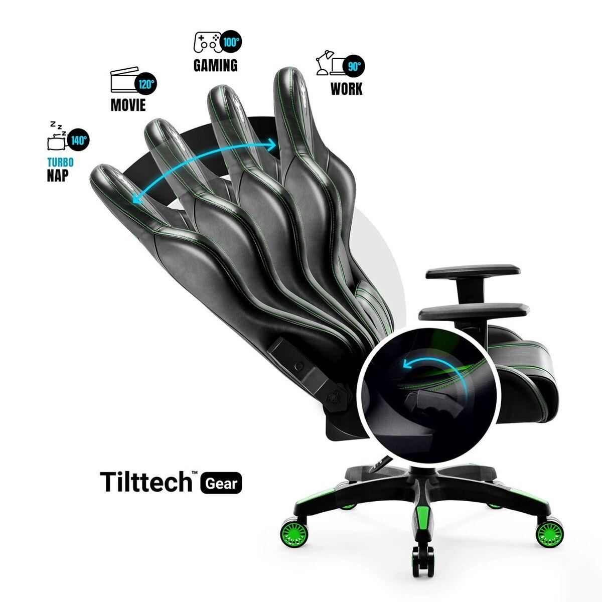 Silla Gaming Diablo Chairs Diablo X-One 2.0 Normal Size Negro Verde