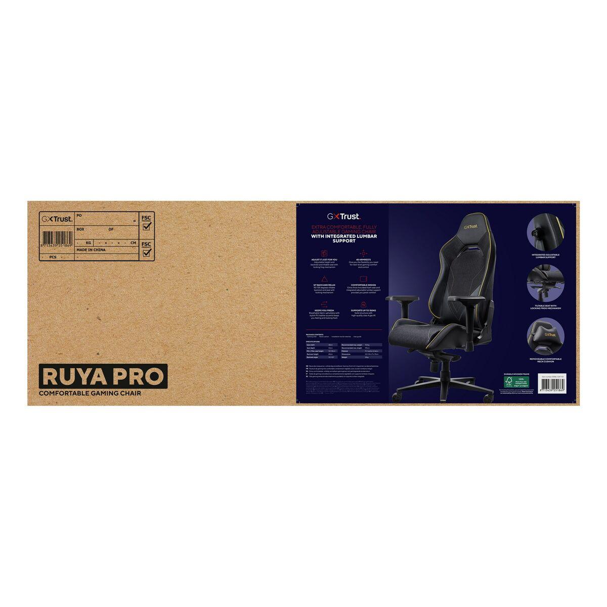 Silla Gaming Trust GXT 721 Ruya Pro Negro