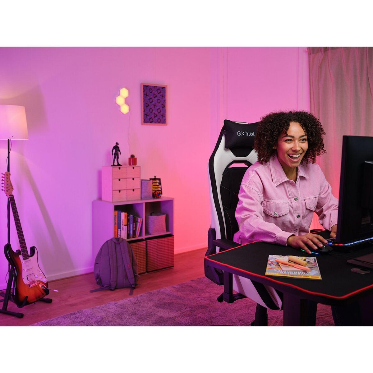 Silla Gaming Trust GXT 714 RUYA Blanco Negro