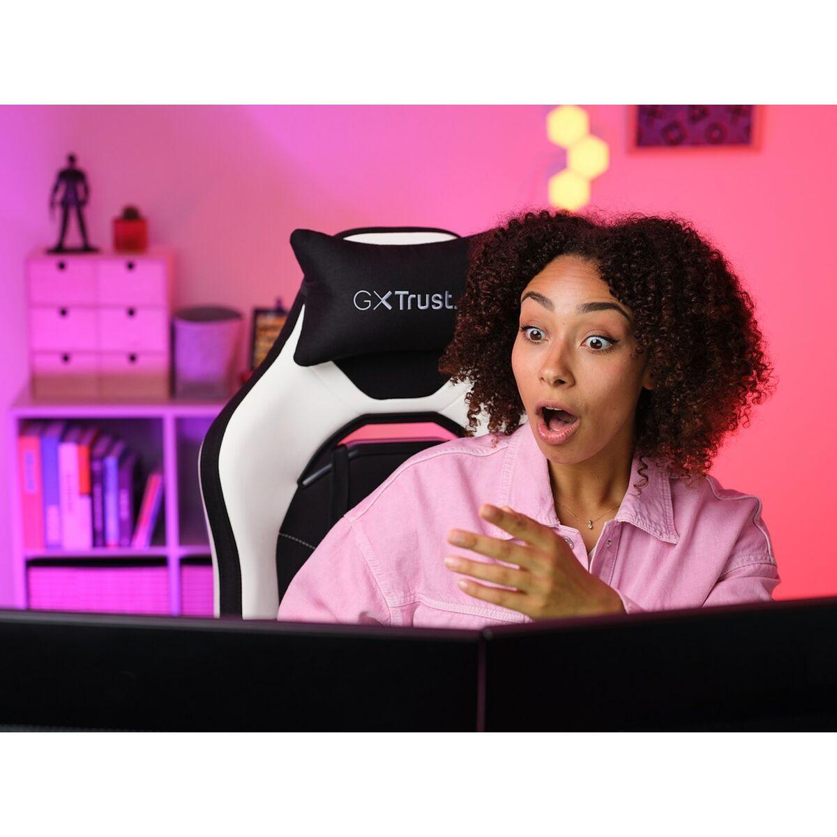 Silla Gaming Trust GXT 714 RUYA Blanco Negro