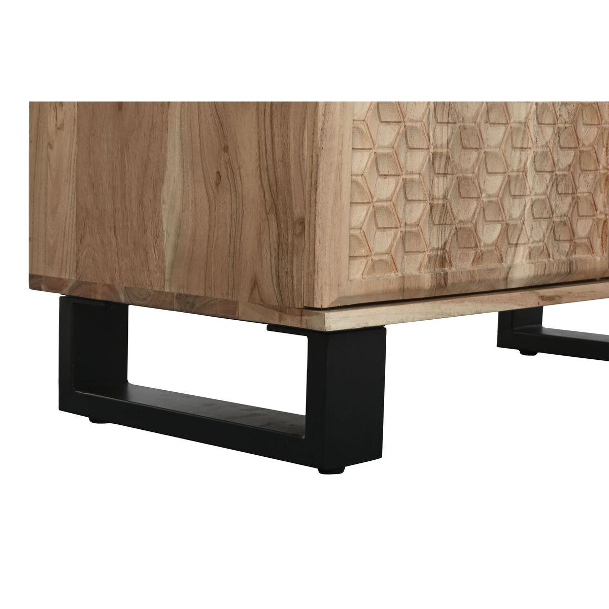 Aparador Home ESPRIT Metal Acacia 88 x 40 x 80 cm