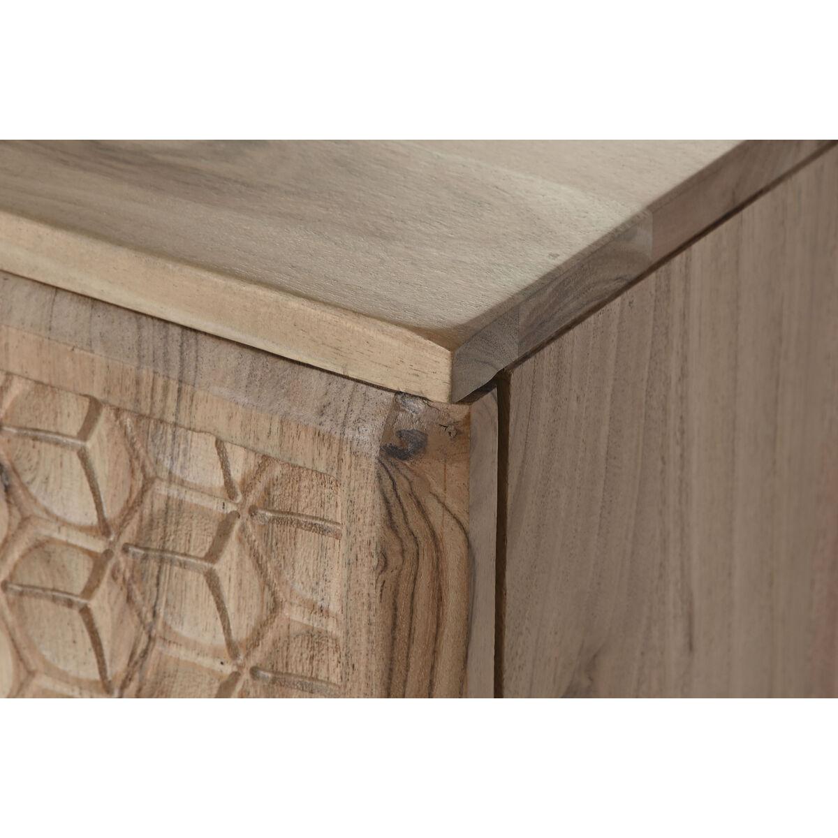 Aparador Home ESPRIT Metal Acacia 88 x 40 x 80 cm