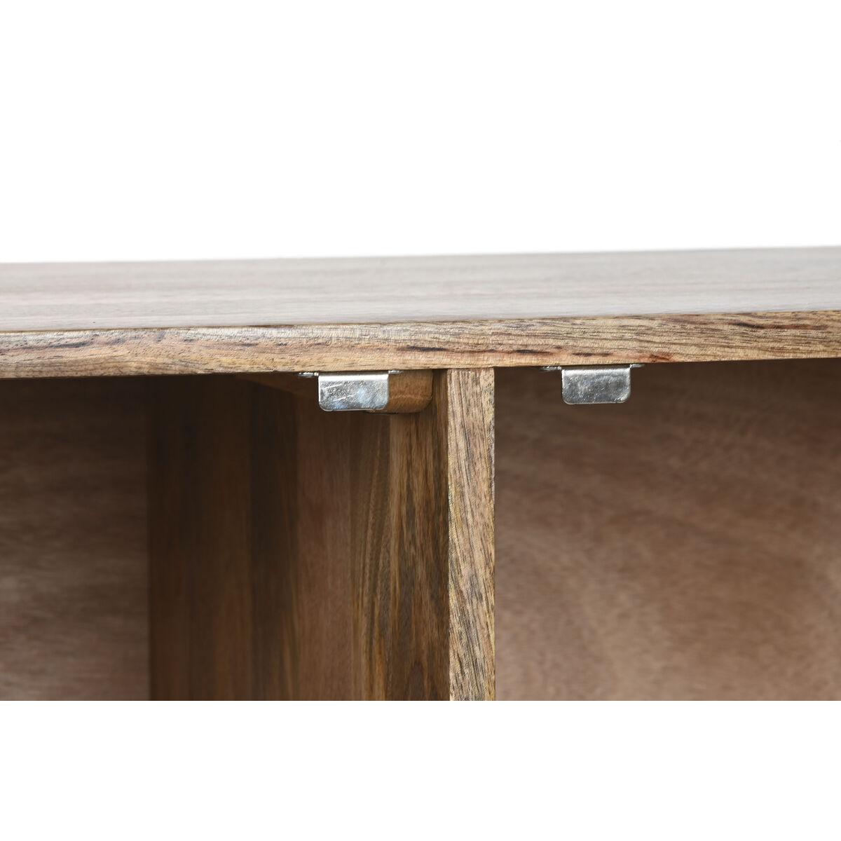 Aparador Home ESPRIT Dorado Natural Metal Madera de mango 81 x 45 x 75 cm