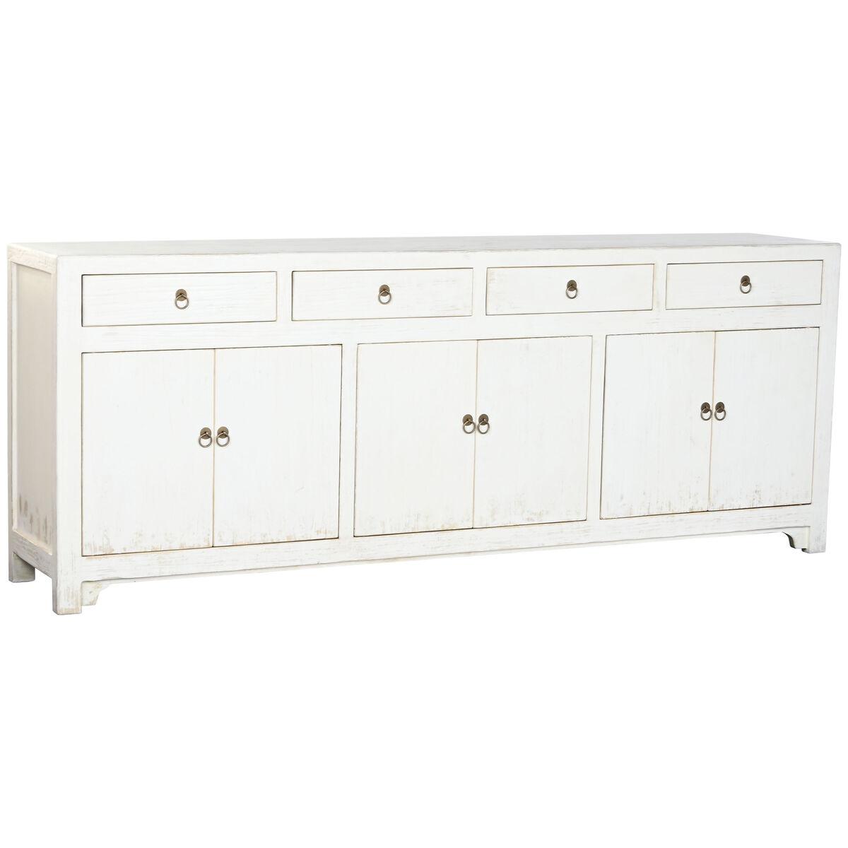 Aparador Home ESPRIT Blanco Madera de olmo 220 x 42 x 85 cm