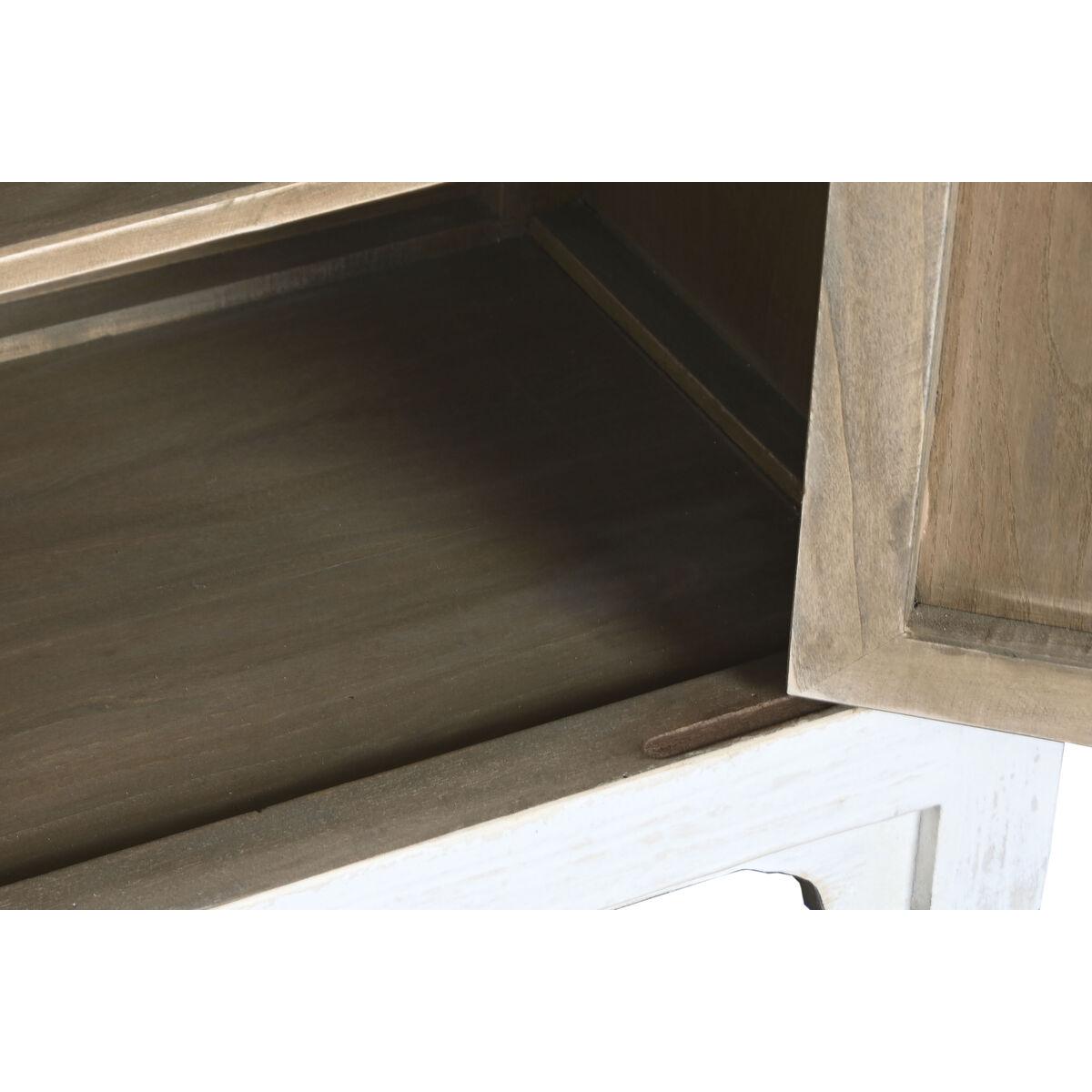 Aparador Home ESPRIT Blanco Madera de olmo 220 x 42 x 85 cm