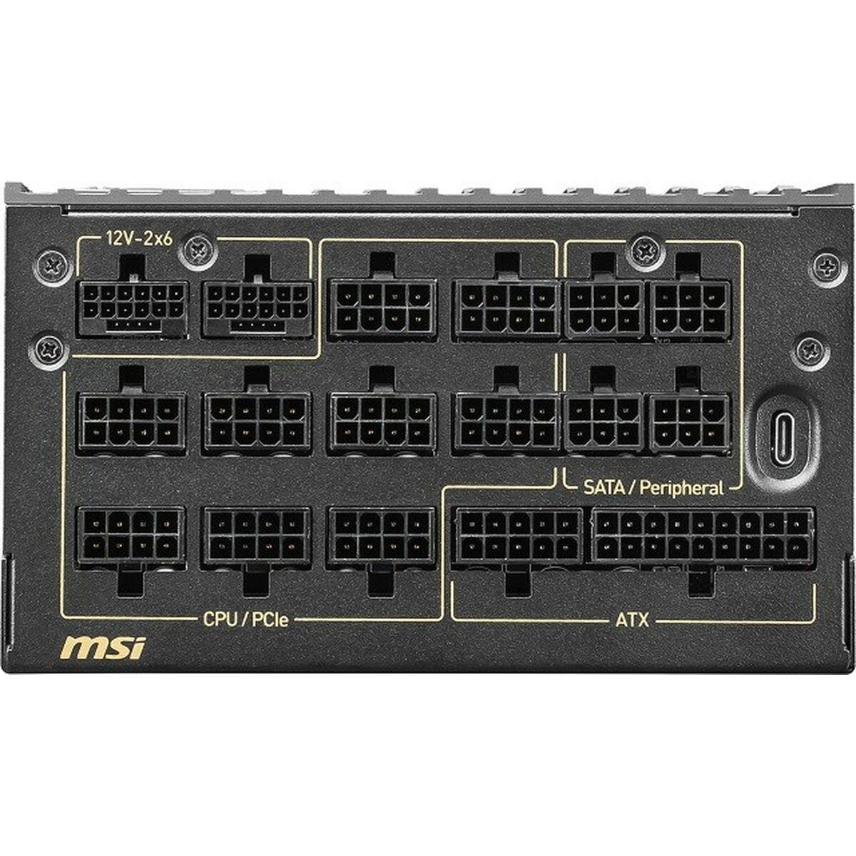 Fuente de Alimentación MSI 306-7ZPEX11-CE0 1600 W 80 PLUS Titanium