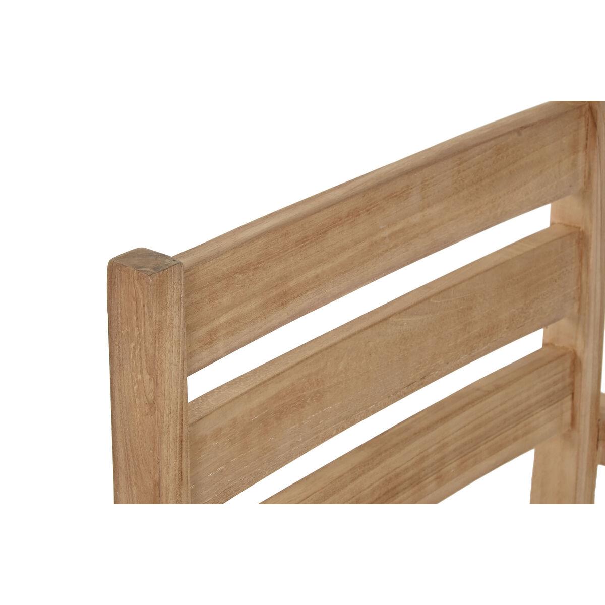Silla de Jardín Home ESPRIT Marrón Teca 67 x 55 x 95 cm