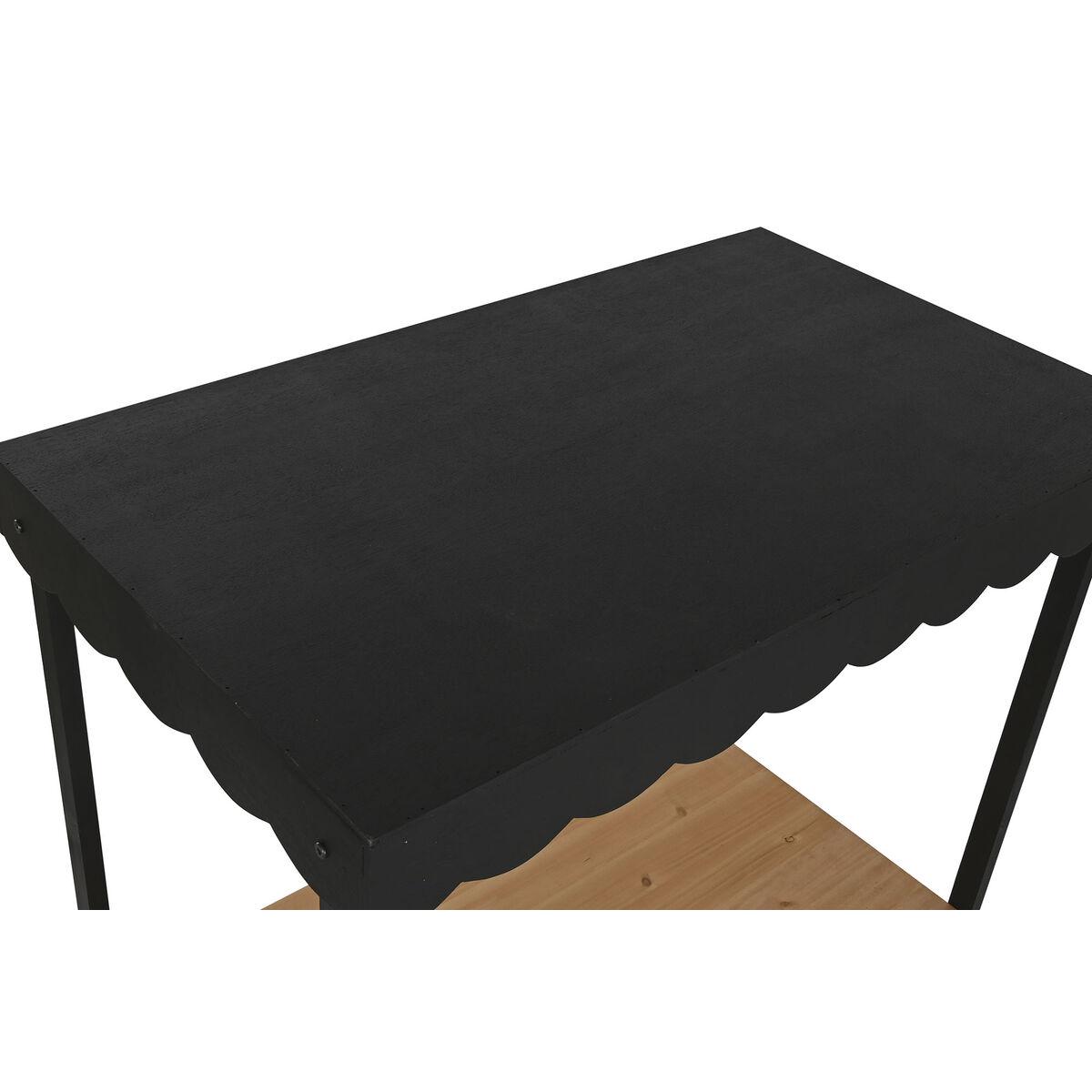 Carro de Jardín Home ESPRIT Negro Natural 106,5 x 51 x 114,5 cm