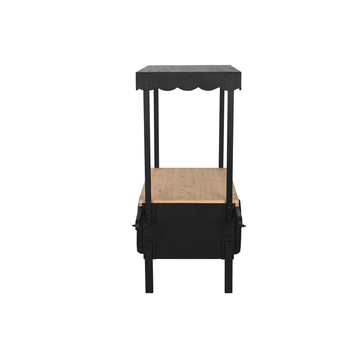 Carro de Jardín Home ESPRIT Negro Natural 106,5 x 51 x 114,5 cm