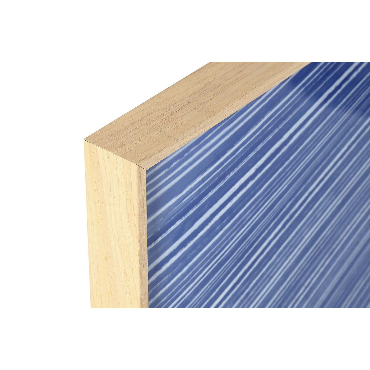 Cuadro Home ESPRIT Amarillo Azul Moderno 120 x 3,5 x 120 cm (2 Unidades)