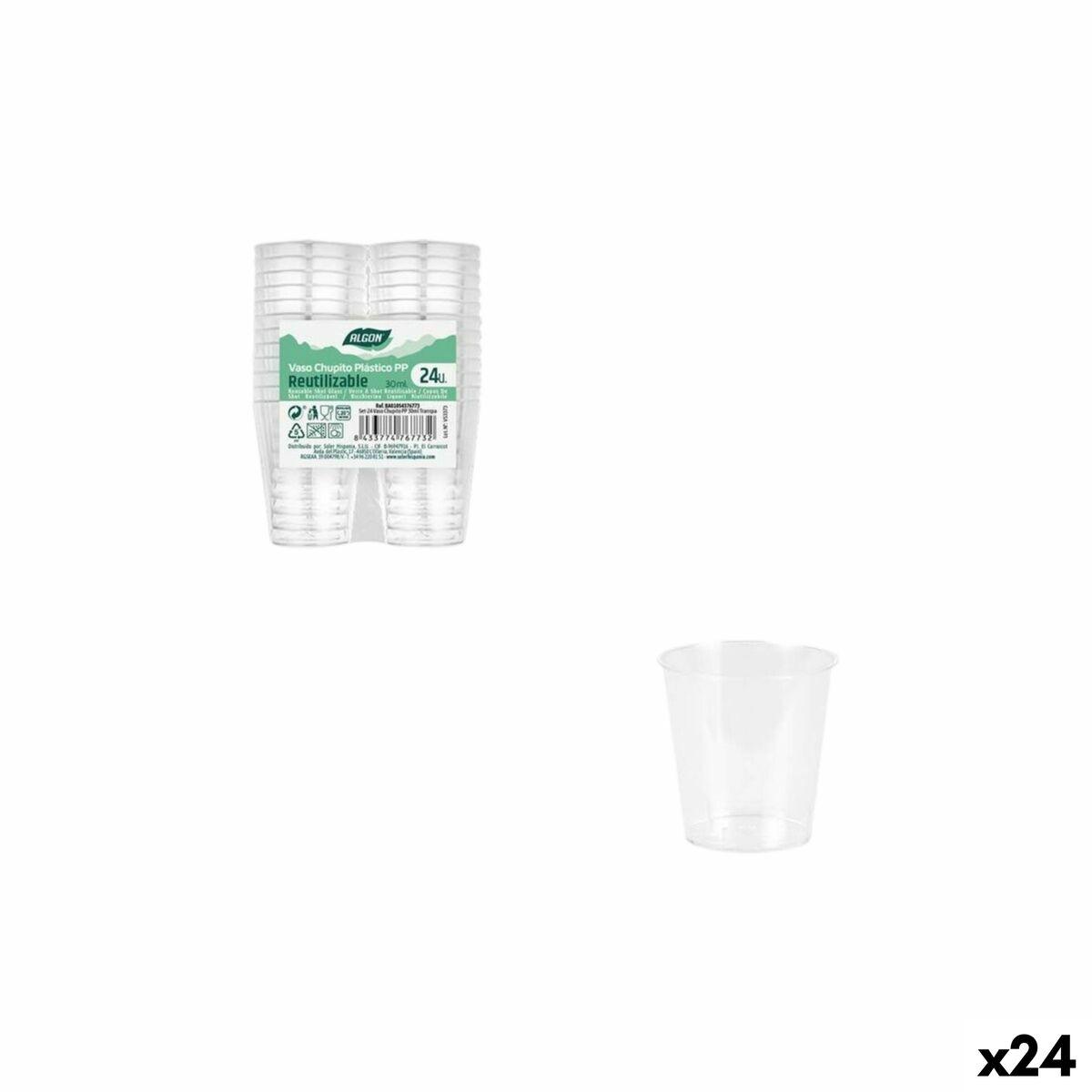 Vaso de chupito Algon 30 ml 24 Piezas (24 Unidades)