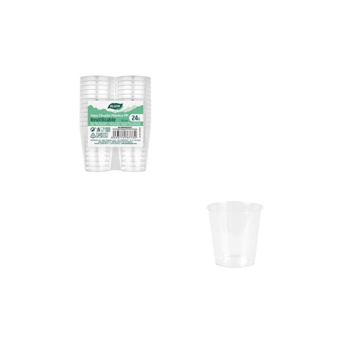 Vaso de chupito Algon 30 ml 24 Piezas (24 Unidades)