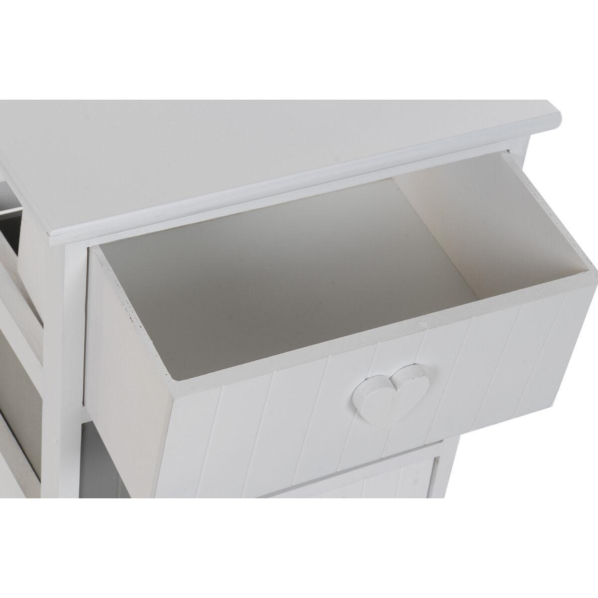 Cajonera Home ESPRIT Blanco Gris 40 x 29 x 58 cm