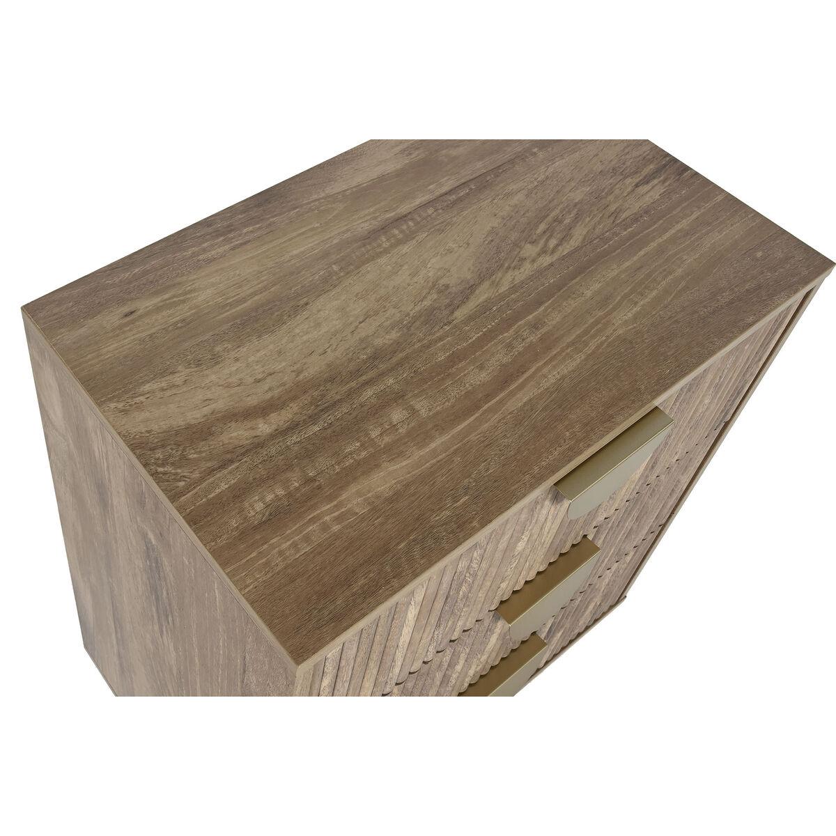 Cajonera Home ESPRIT Marrón Dorado 60 x 39 x 77 cm