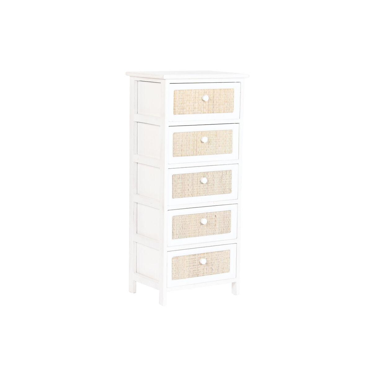Cajonera Home ESPRIT Blanco Cottage Decapé 40 x 29 x 90 cm