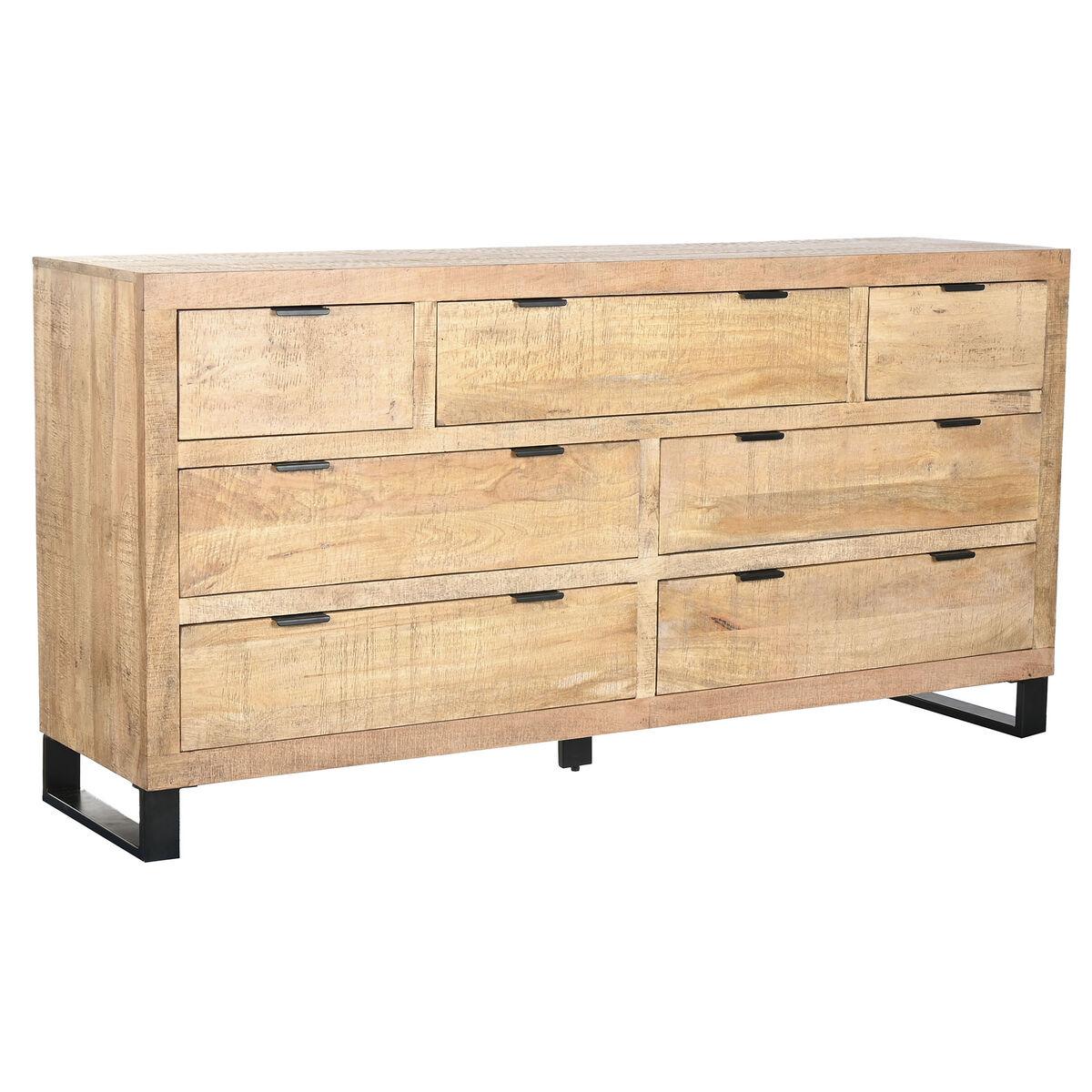 Cajonera Home ESPRIT Marrón Negro Alpino 180 x 45 x 91 cm