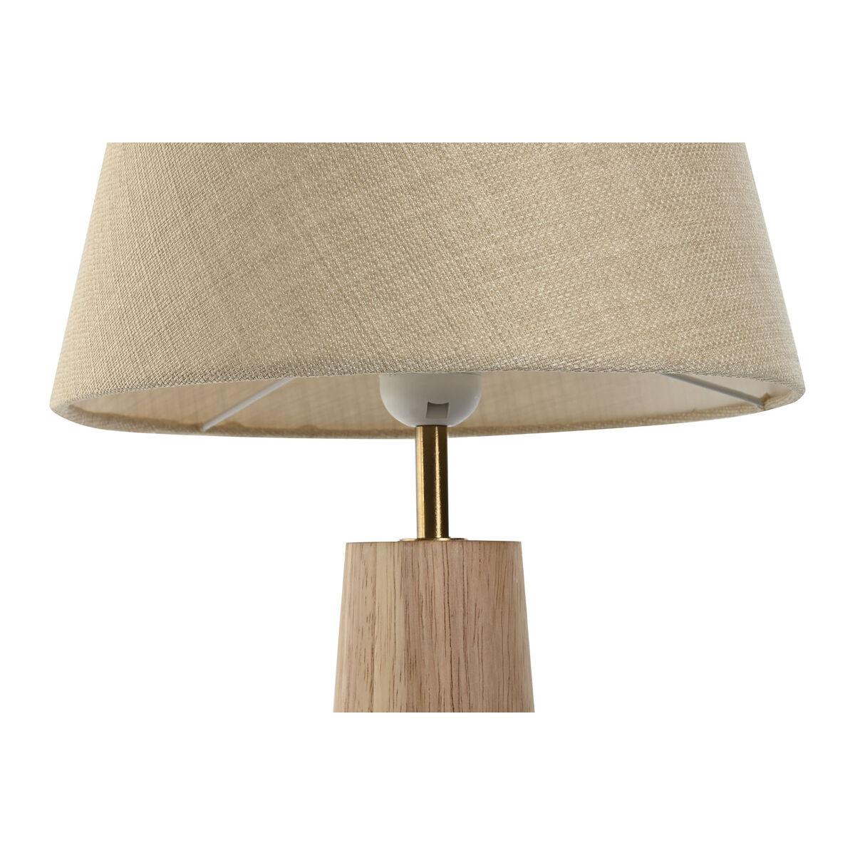 Lámpara de mesa Home ESPRIT Beige Natural 50 W 220 V