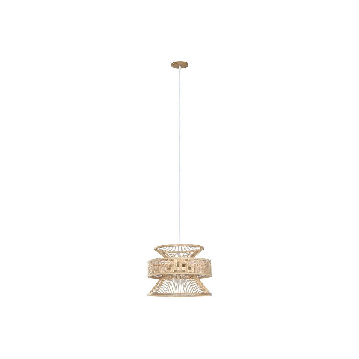 Lámpara de Techo Home ESPRIT Marrón Bambú 50 W 40 x 40 x 30 cm
