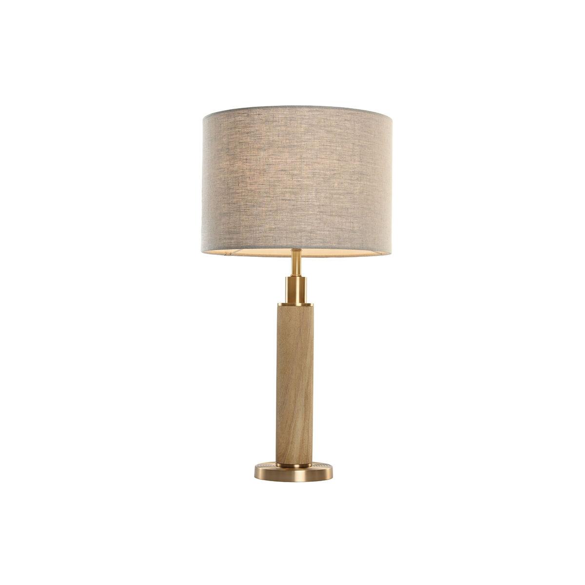 Lámpara de mesa Home ESPRIT Beige Dorado 50 W 220 V