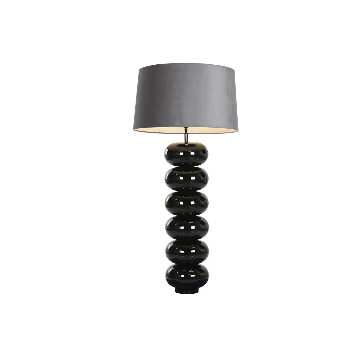 Lámpara de mesa Home ESPRIT Negro Gris 50 W 220 V