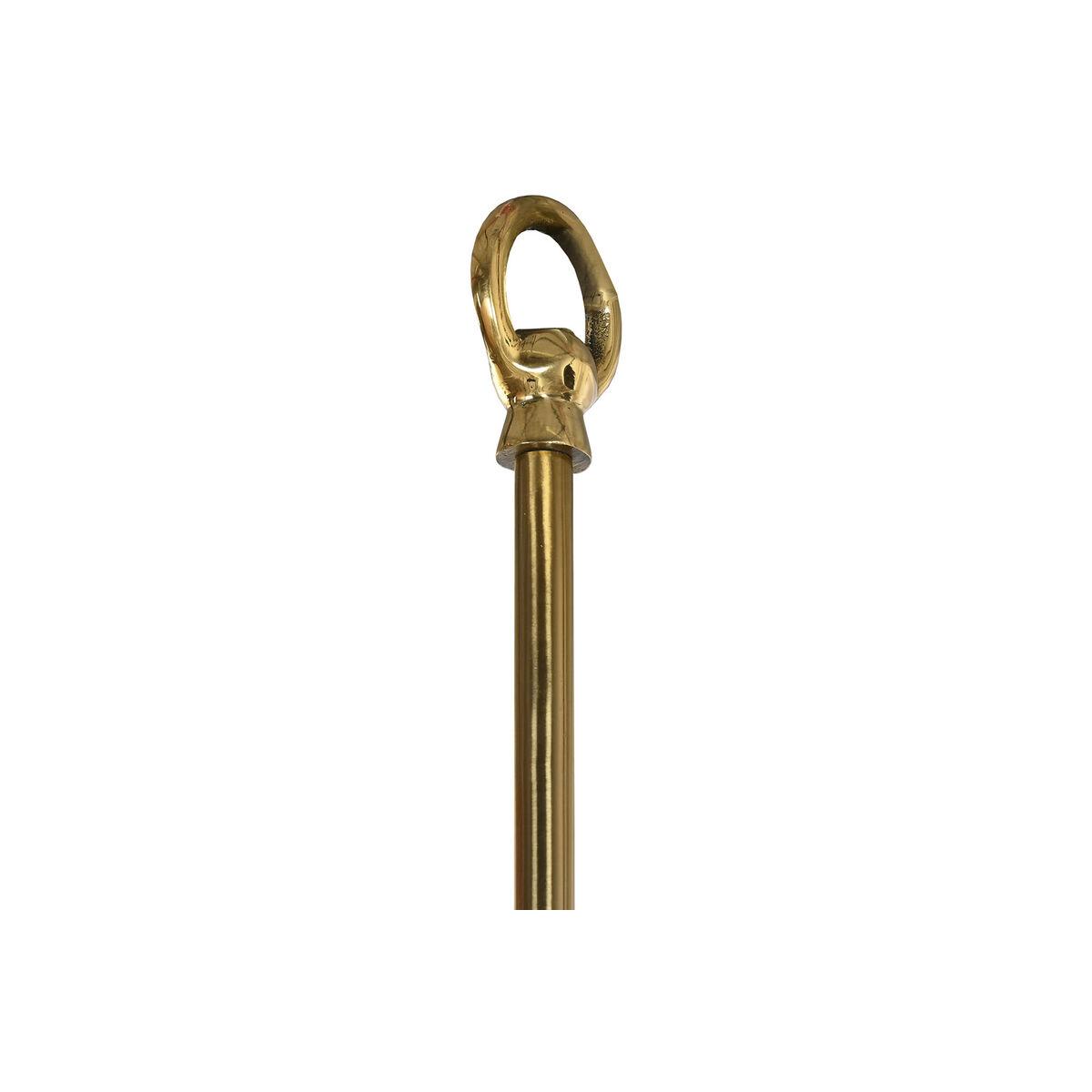Lámpara de Techo Home ESPRIT Dorado Metal Acero 74 x 74 x 138 cm