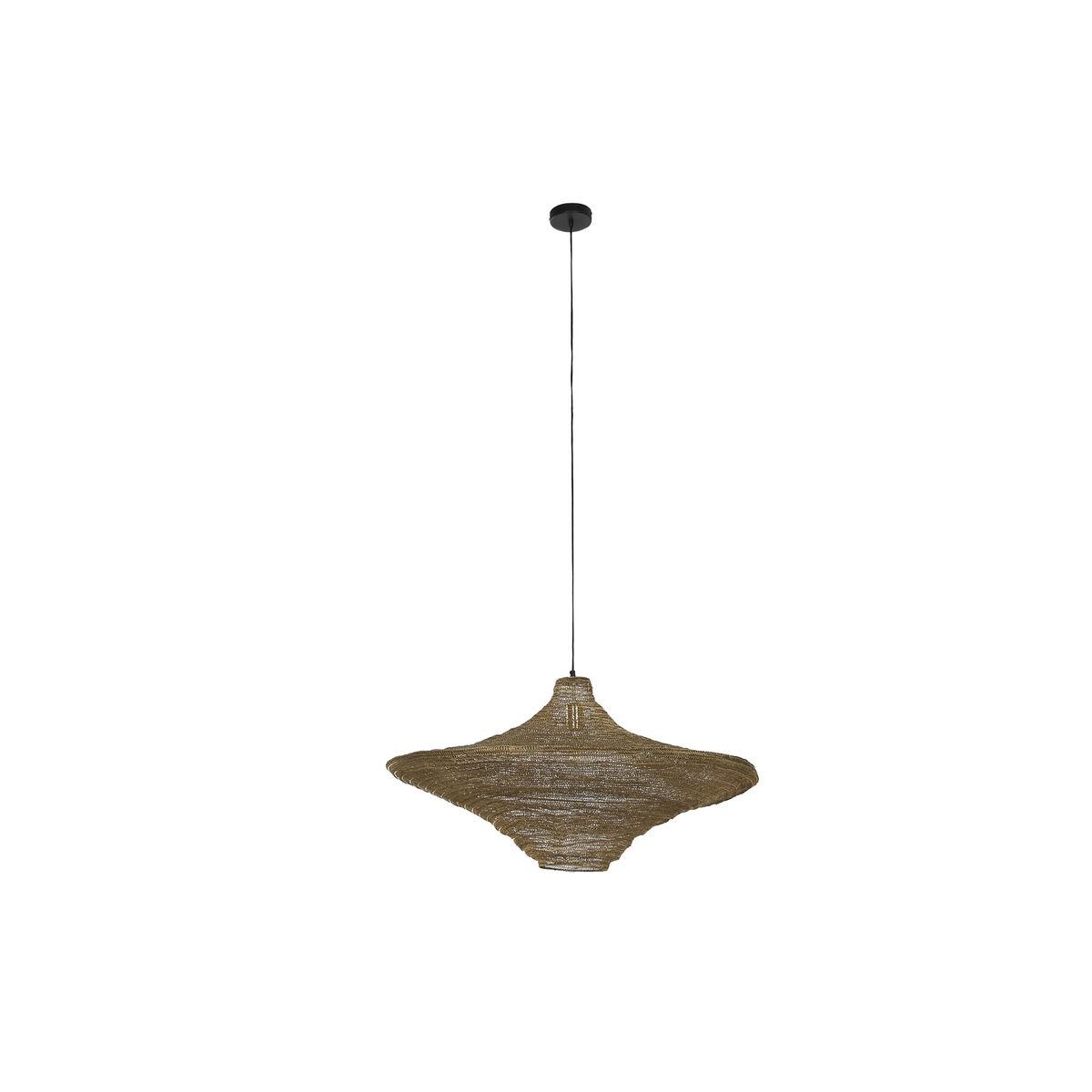 Lámpara de Techo Home ESPRIT Dorado Hierro 87 x 87 x 48 cm