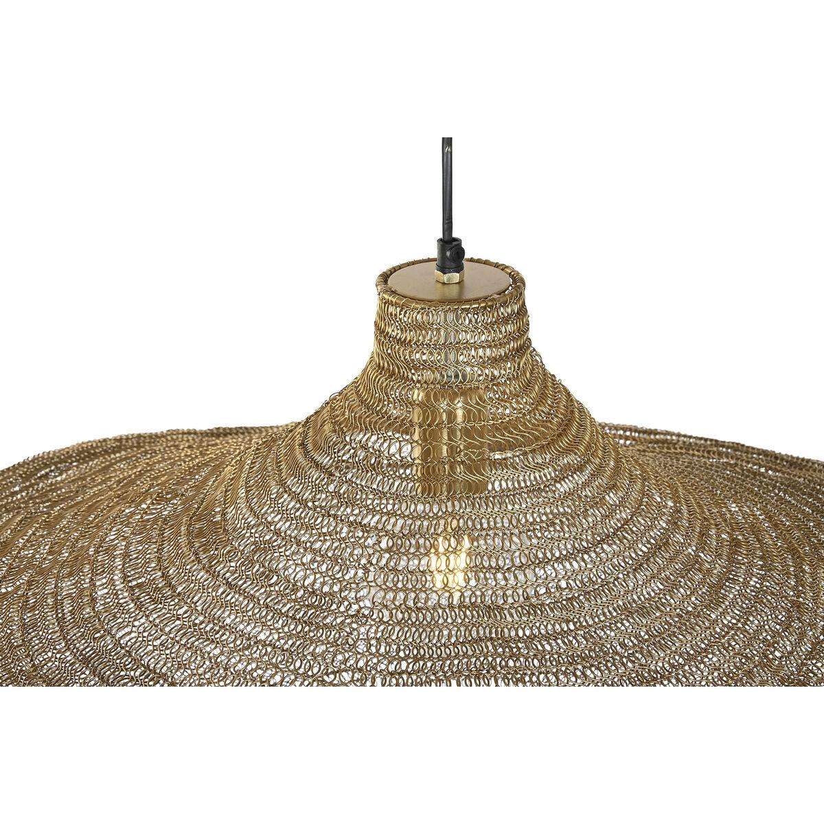 Lámpara de Techo Home ESPRIT Dorado Hierro 87 x 87 x 48 cm
