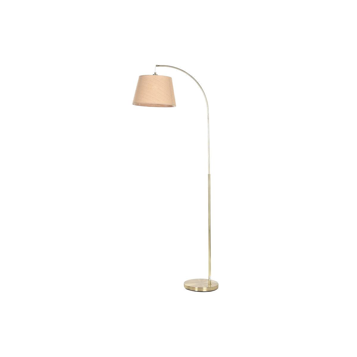 Lámpara de Pie Home ESPRIT Beige Dorado 220 V