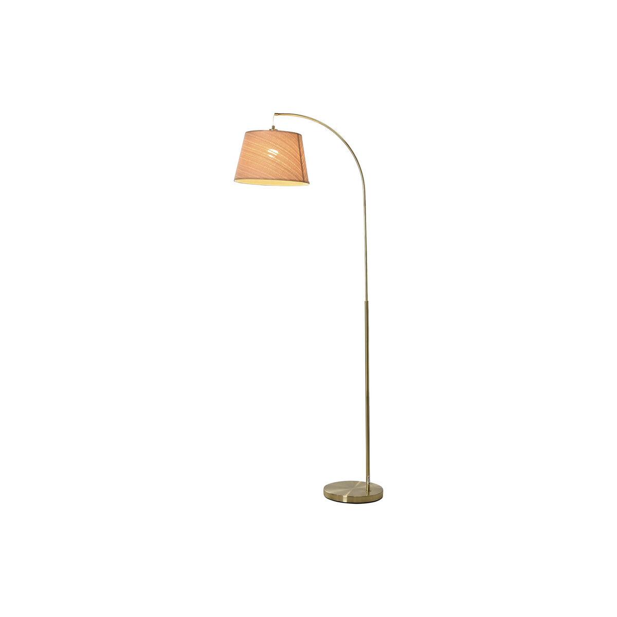 Lámpara de Pie Home ESPRIT Beige Dorado 220 V