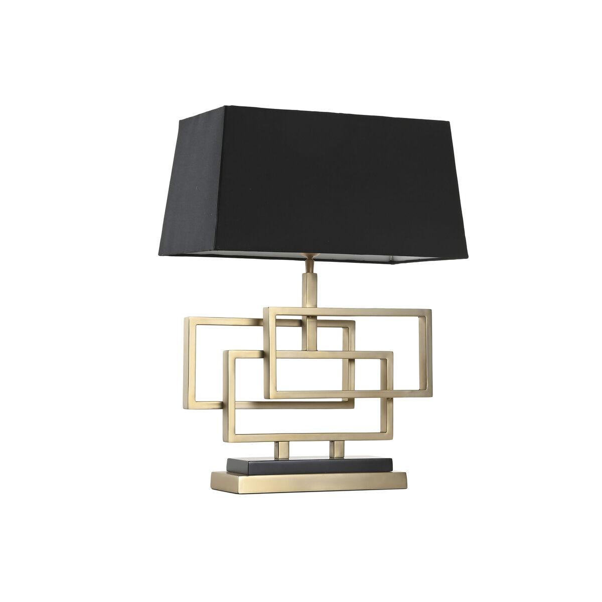 Lámpara de mesa Home ESPRIT Negro Dorado 50 W 220 V