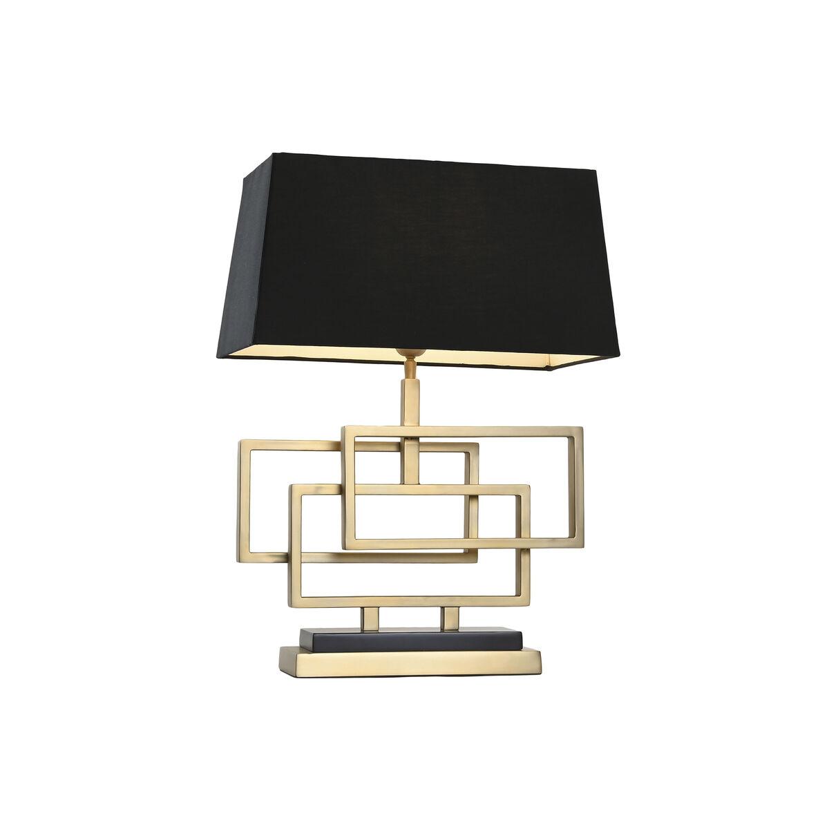 Lámpara de mesa Home ESPRIT Negro Dorado 50 W 220 V