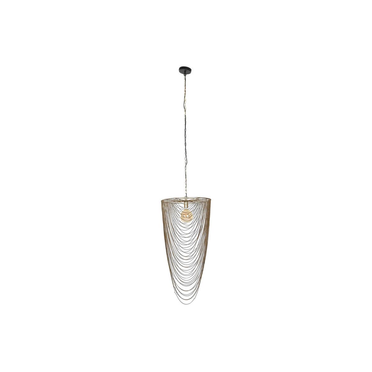 Lámpara de Techo Home ESPRIT Dorado Hierro 46 x 46 x 98 cm