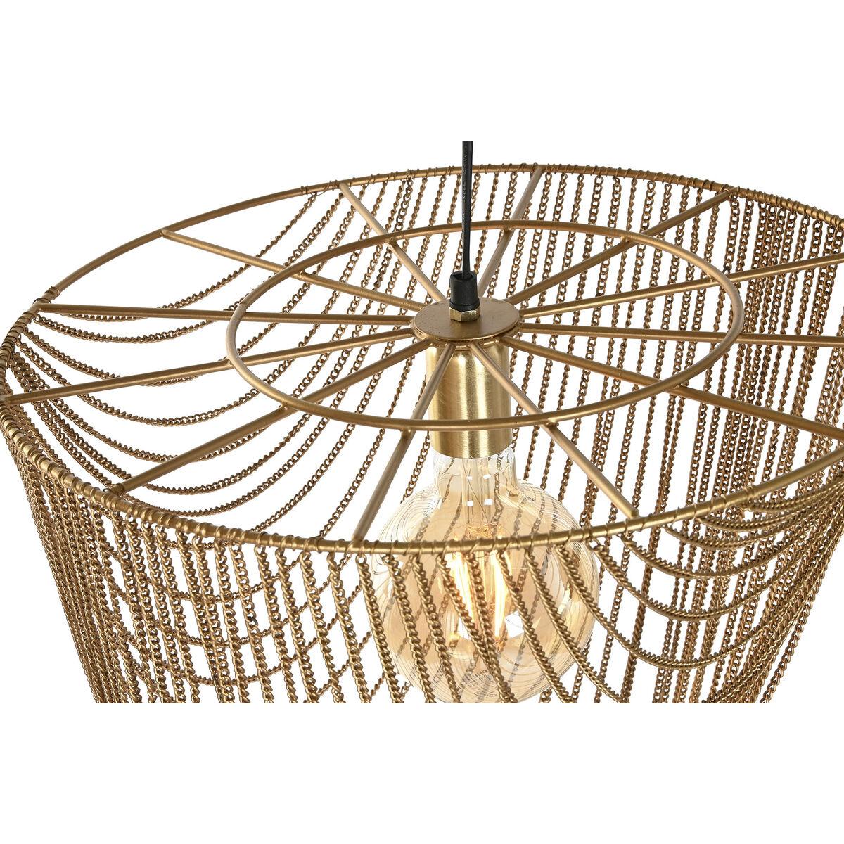 Lámpara de Techo Home ESPRIT Dorado Hierro 46 x 46 x 69 cm