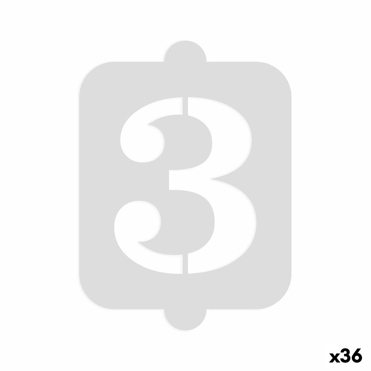 Plantilla para tartas Algon Número 3 (36 Unidades)
